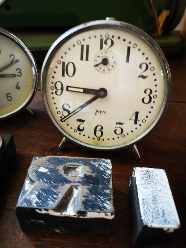 Old alarm clocks