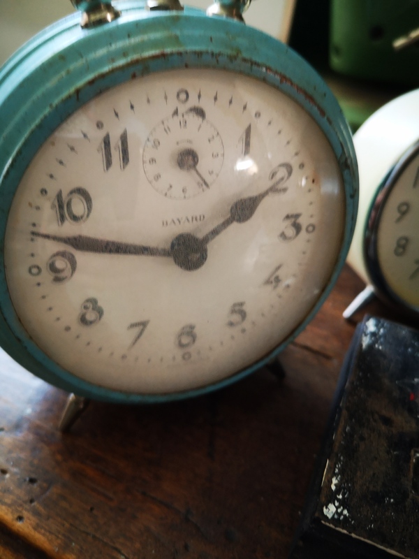 Old alarm clocks