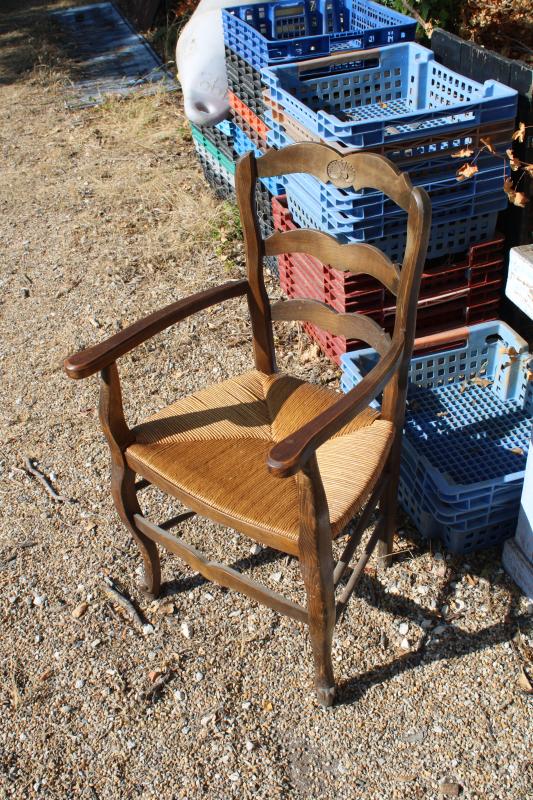 Fauteuil rustique années 50 60 
