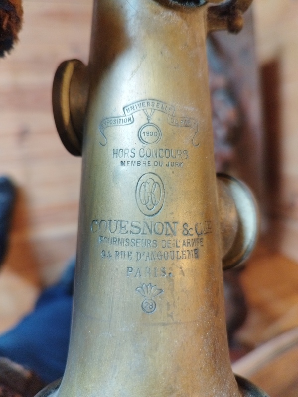 Couesnon soprano saxophone, 1900