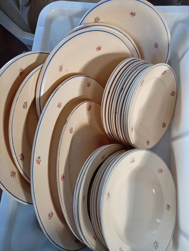 Antique dinnerware set