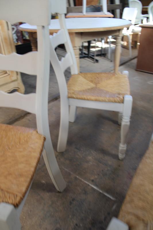 Set of six chairs