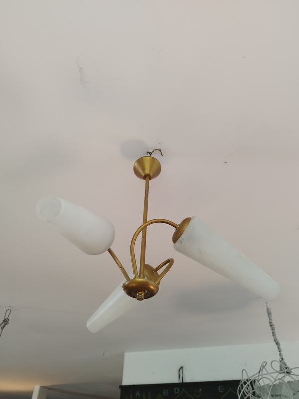 Vintage hanging lamp 60s 70s