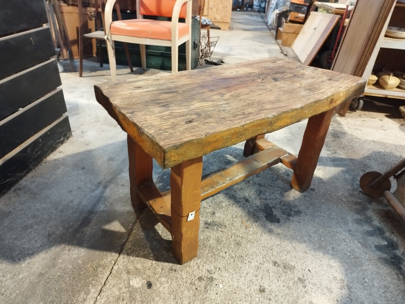 Solid wood coffee table