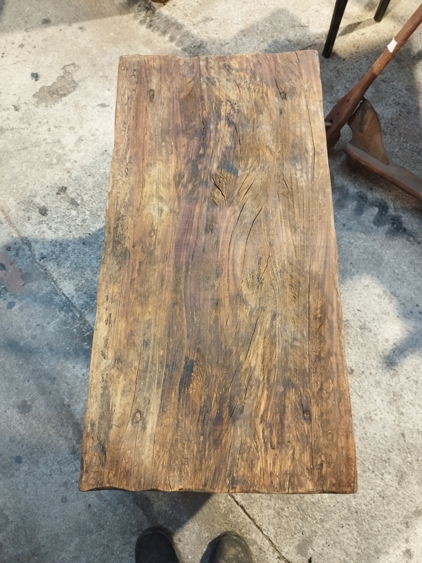 Solid wood coffee table