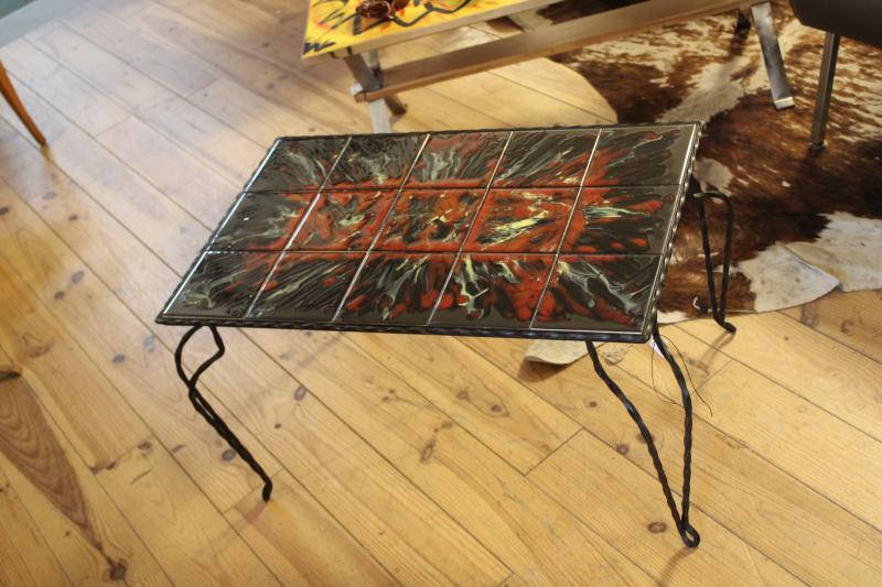 1960s ceramic coffee table 