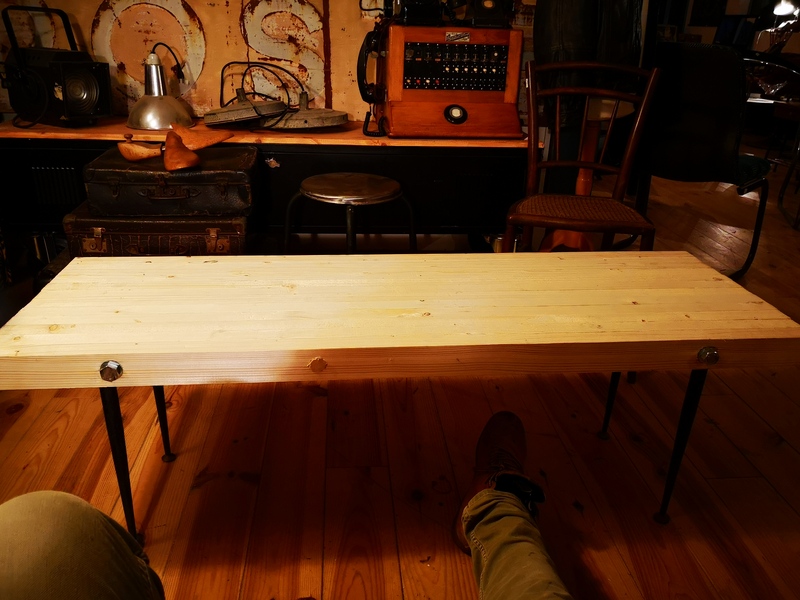 60s compas coffee table