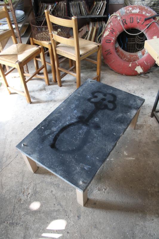 industrial coffee table
