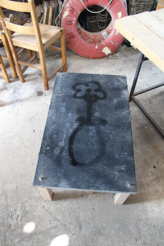 industrial coffee table