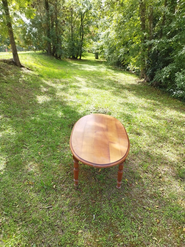 Oval coffee table 