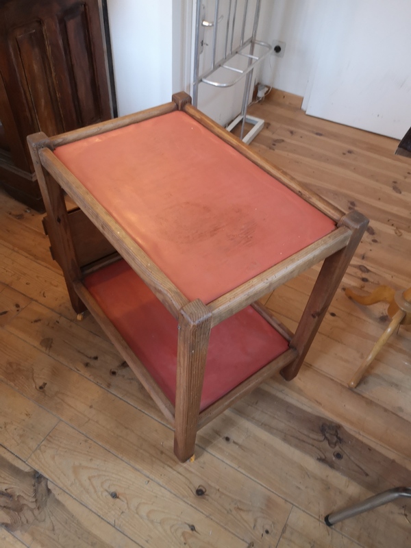 50s magazine holder coffee table