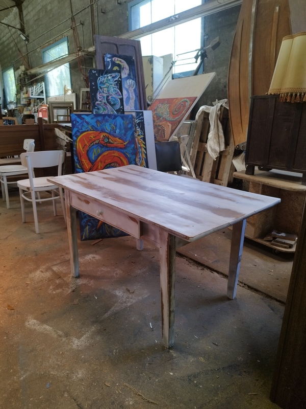 20th century wooden table 