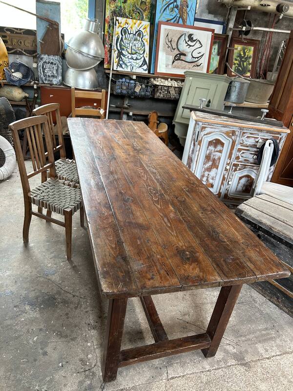Antique farmhouse table