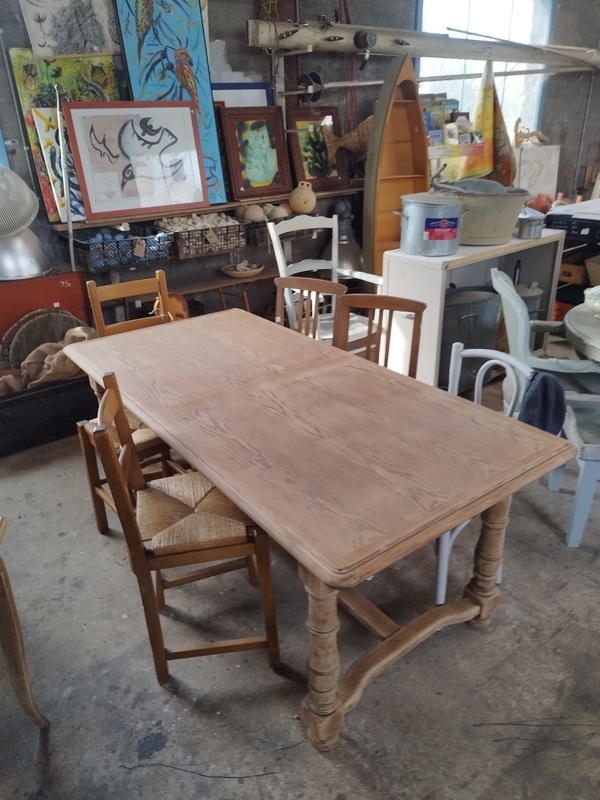 Oak farmhouse table