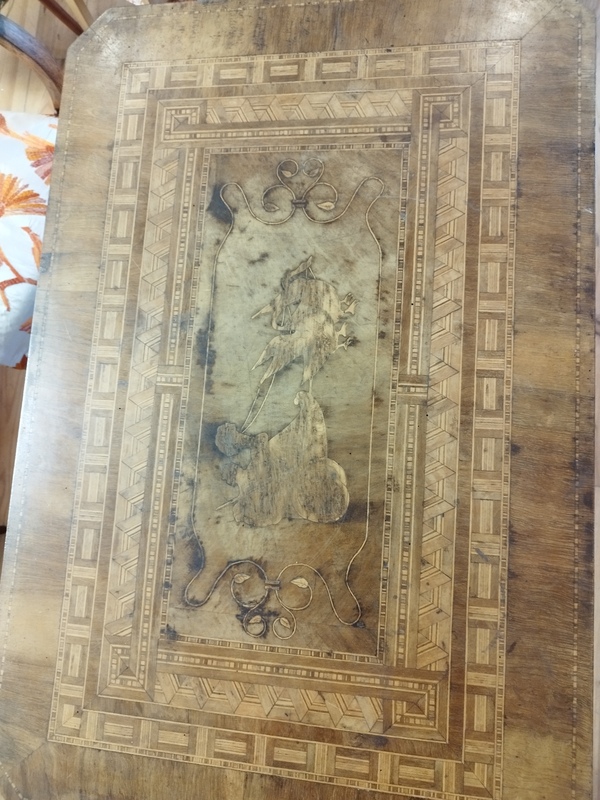 19th Century Italian Marquetry Table