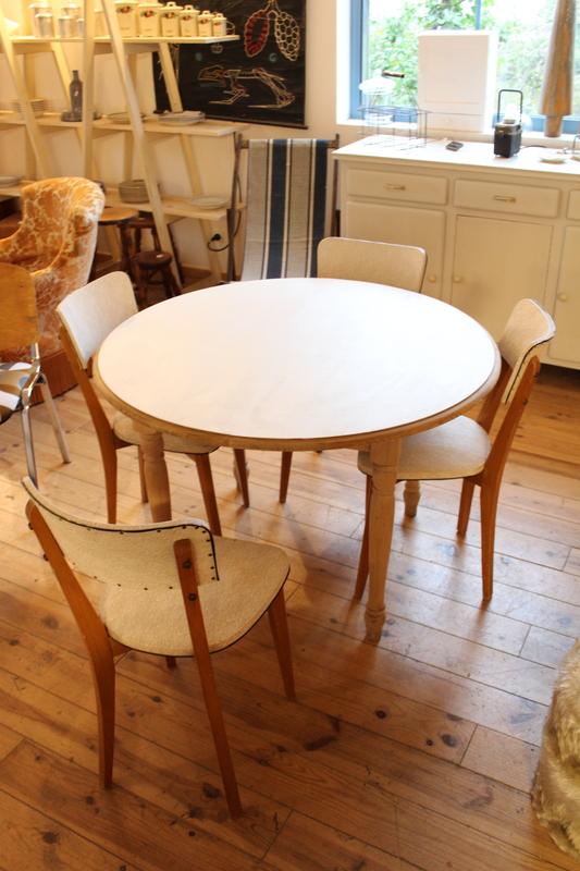Sunflower Hand Painted Solid Wood Round Table