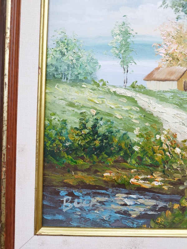 Old oil painting