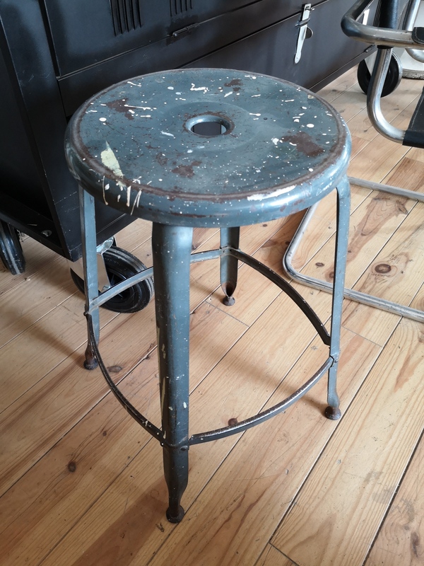 Nicolle industrial design stool