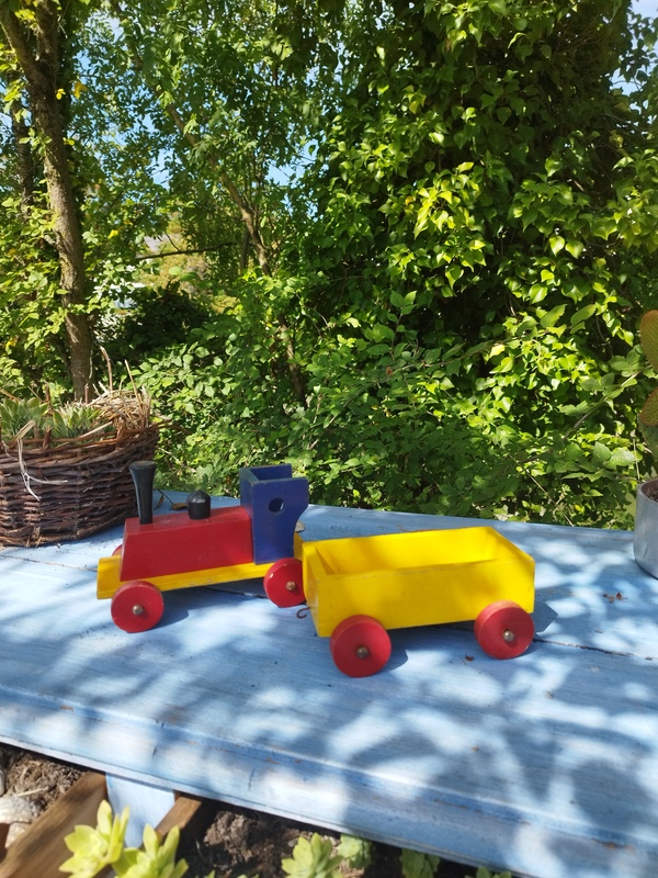 Vintage wooden train 