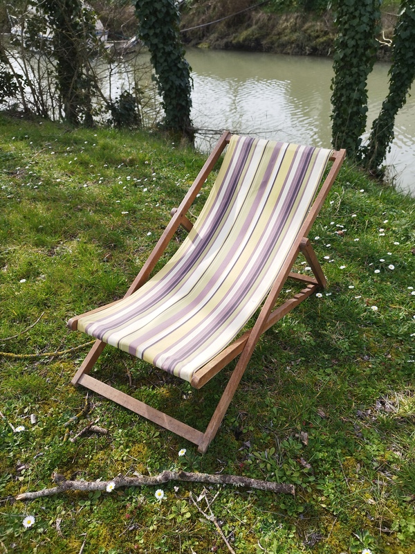 Vintage deckchair 