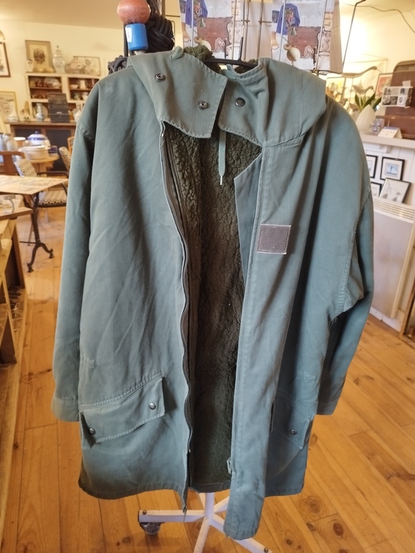 Army jacket with lining