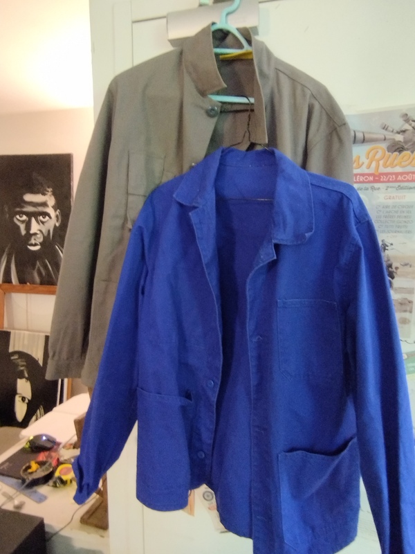 Vintage Work Blue Work Jacket
