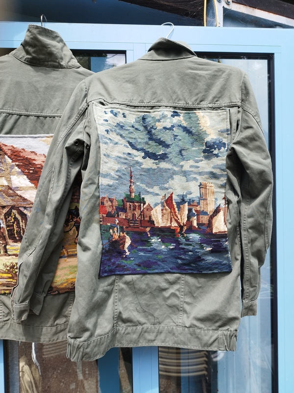 Custom vintage military jacket size 92 L