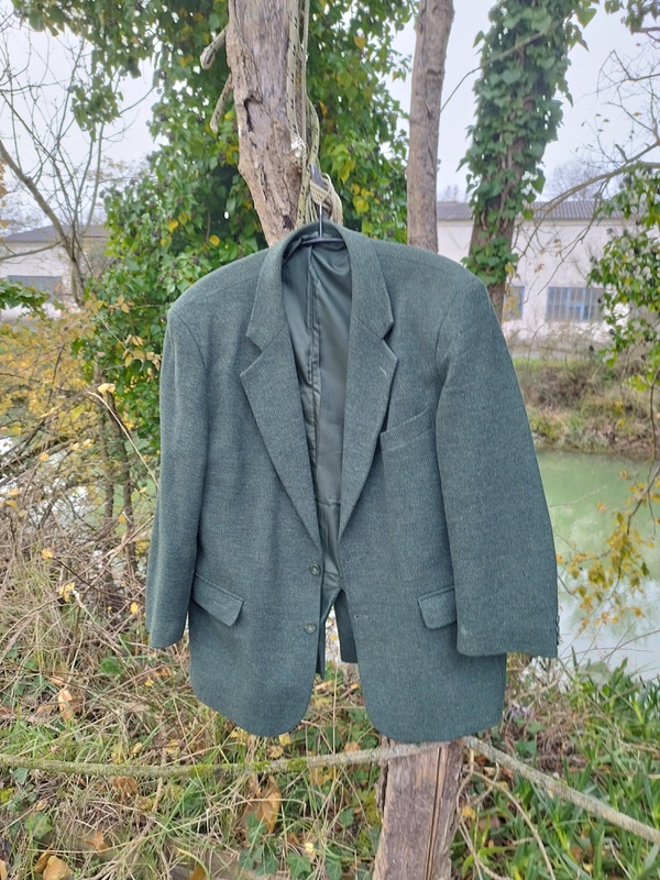 Vintage green wool jacket