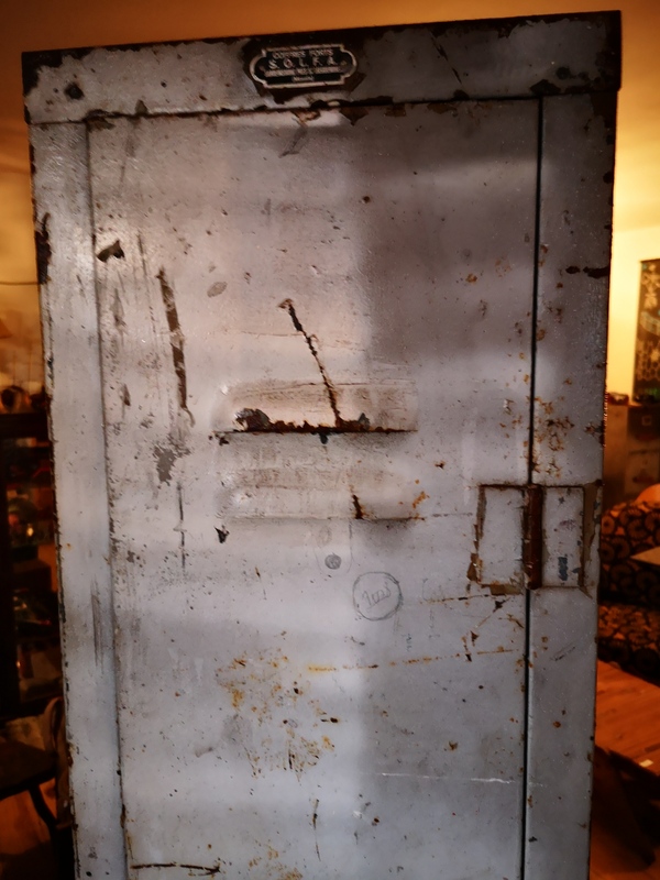 Old riveted cloakroom