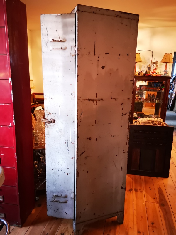 Old riveted cloakroom