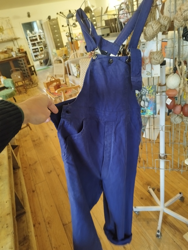 Vintage blue work overalls size XL