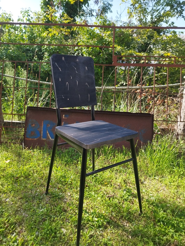 Chaise vintage relooké