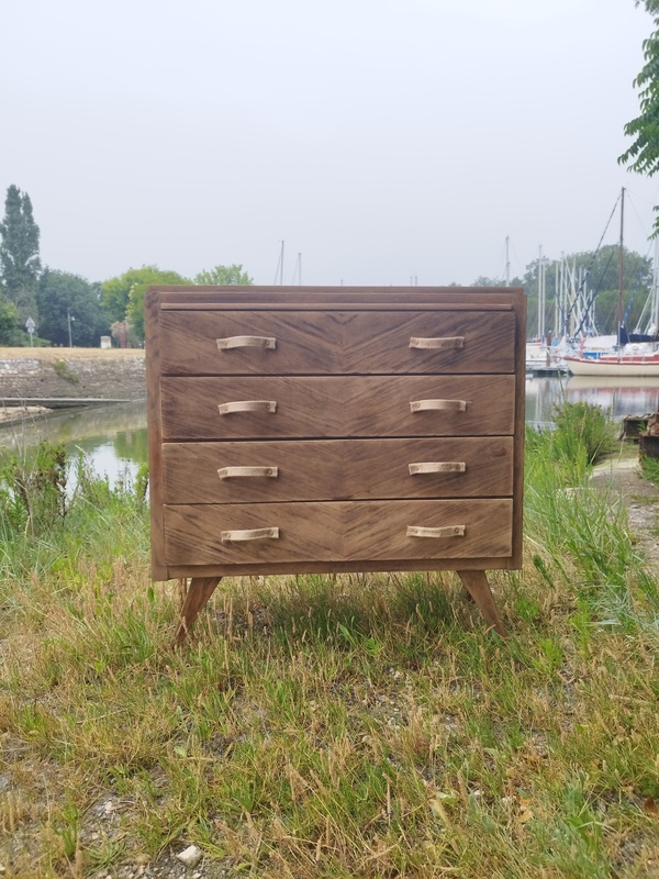 Commode vintage relooké