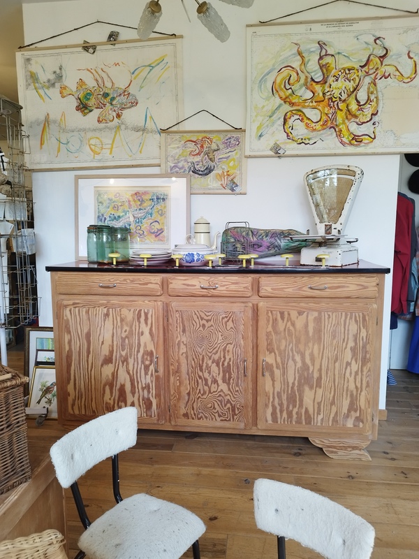 Buffet de cuisine vintage mado 60's