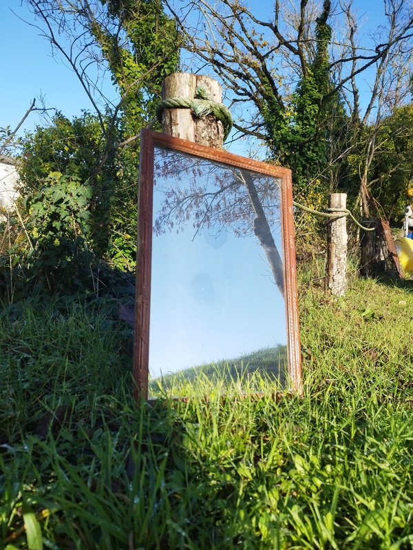 Vintage mirror from the 1930s and 40s 