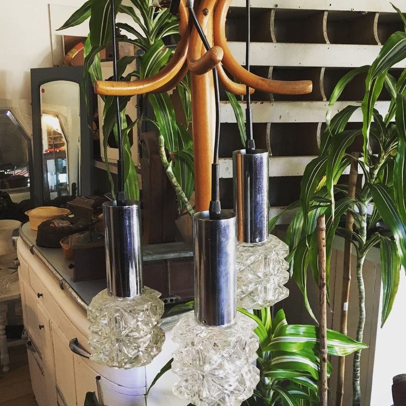 Vintage pendant light 70s