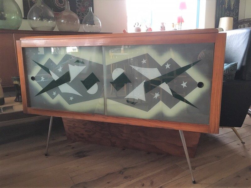 Vintage TV cabinet from the 60s
