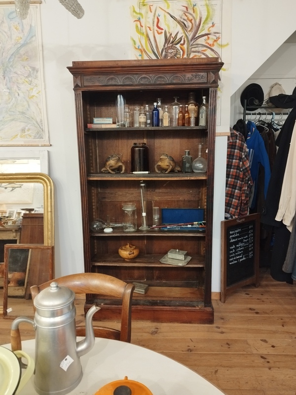Antique bookcase display case, circa 1900