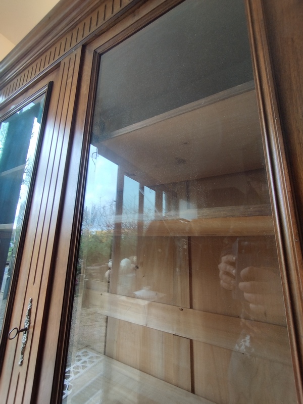 20th Century Beveled Display Case 