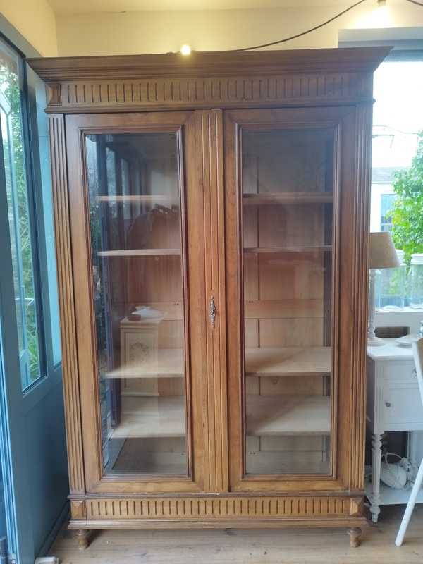 20th Century Beveled Display Case 