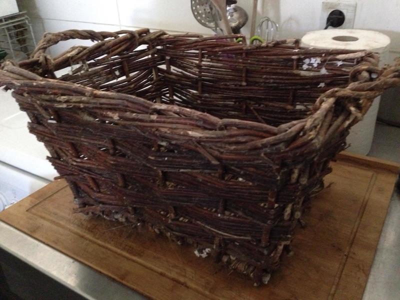 Panier osier.